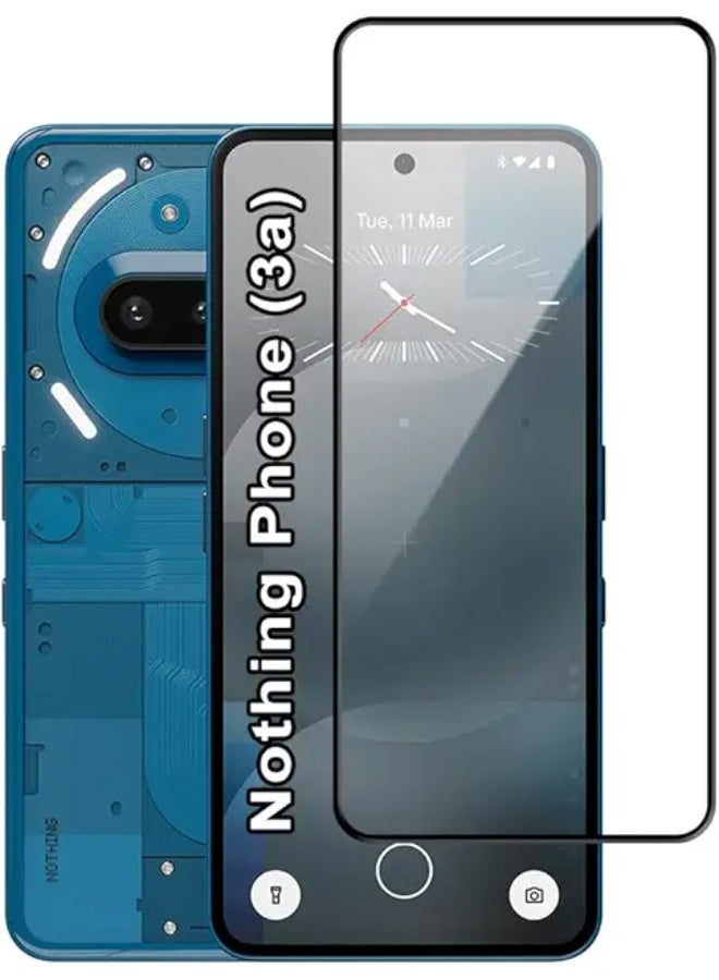 حماية شاشة لهاتف ناثينغ 3A، زجاج مقسى 5D بصلابة 9H، خالي من الفقاعات، حماية شاشة ناثينغ 3A عالية الوضوح